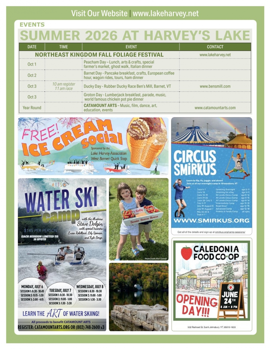 Lake Harvey Calendar 2026 Page2